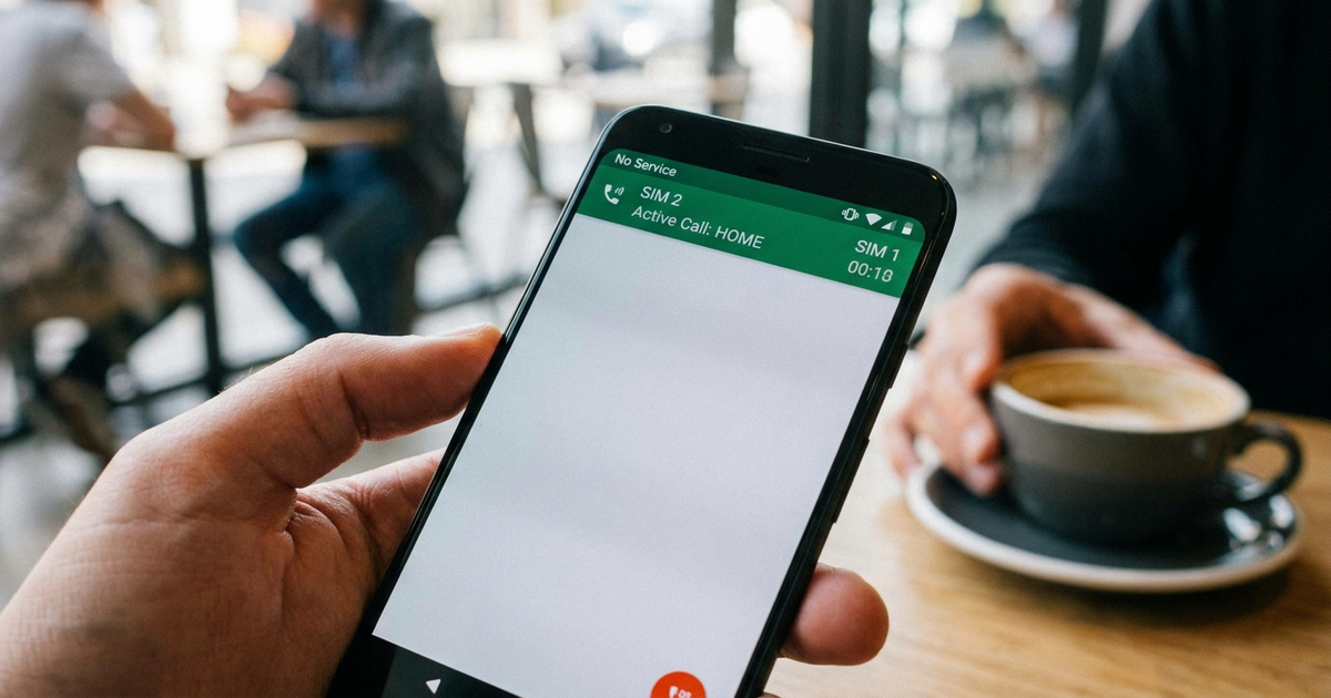 Phone showing 'No Service' on one SIM slot while a call is active on the other Phone showing 'No Service' on one SIM slot while a call is active on the other